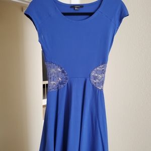 Royal blue dancing dress